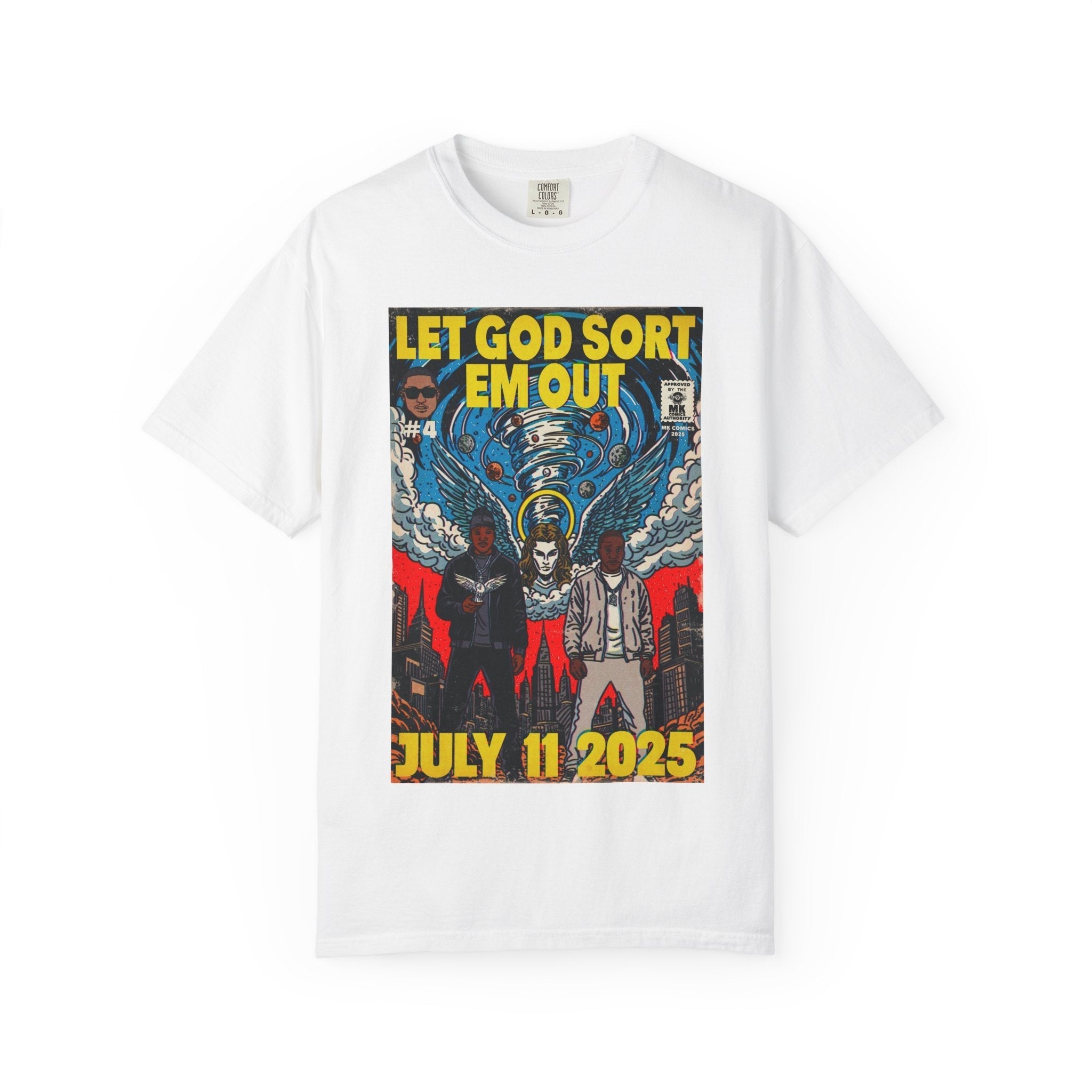 Let God Sort Em Out - Unisex Comfort Colors T-shirt Hoodie, Sweatshirt | CiraTrend.com (Image 2)