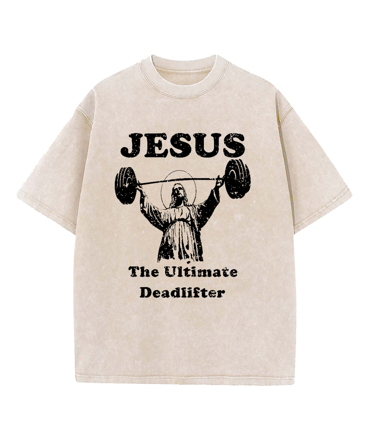 The Ultimate Deadlifter Washed Christian T-shirt Hoodie, Sweatshirt | CiraTrend.com (Image 2)
