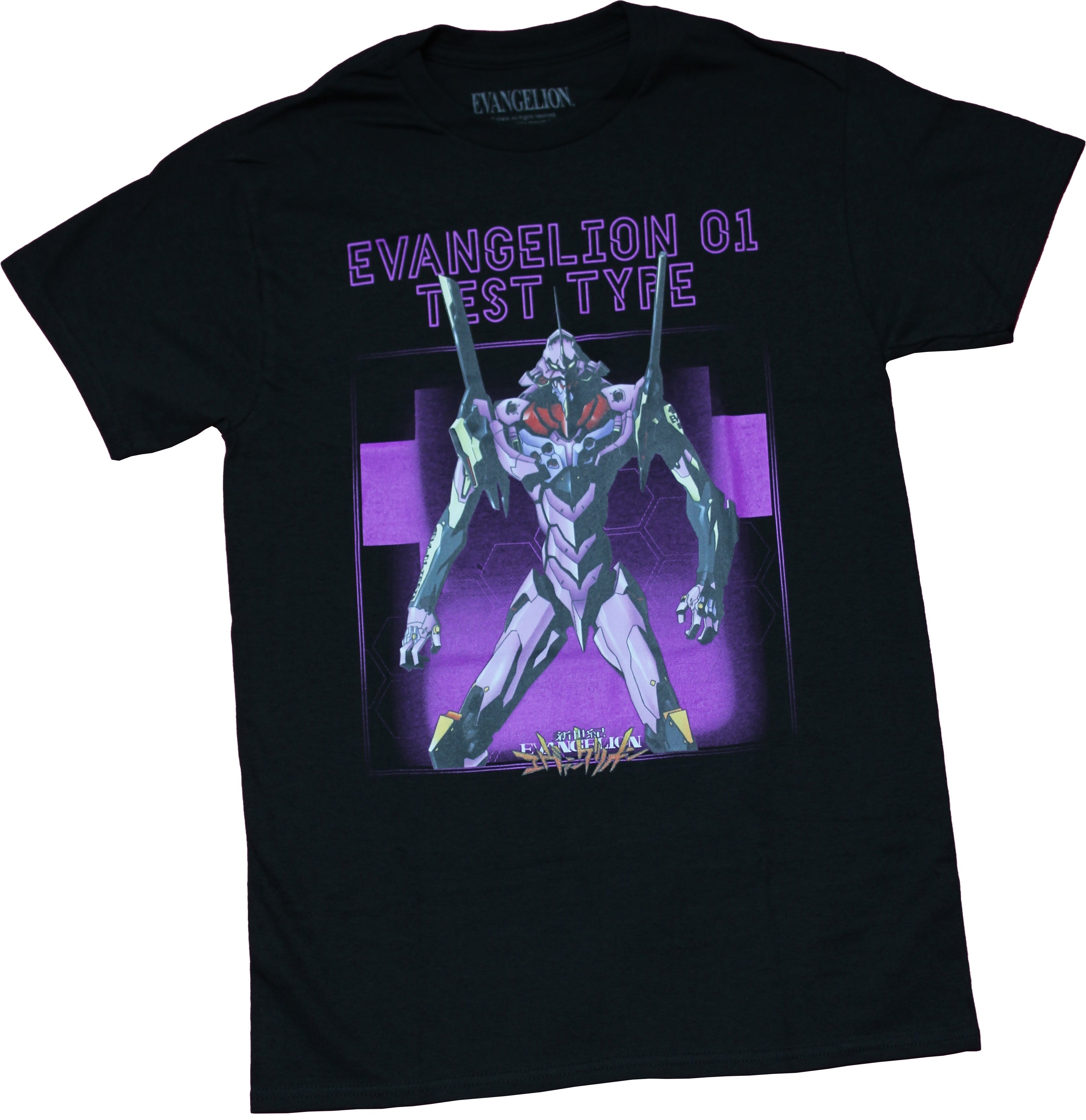 Evangelion Mens T-Shirt - 01 Test Type Mech on  Box Hoodie, Sweatshirt | CiraTrend.com