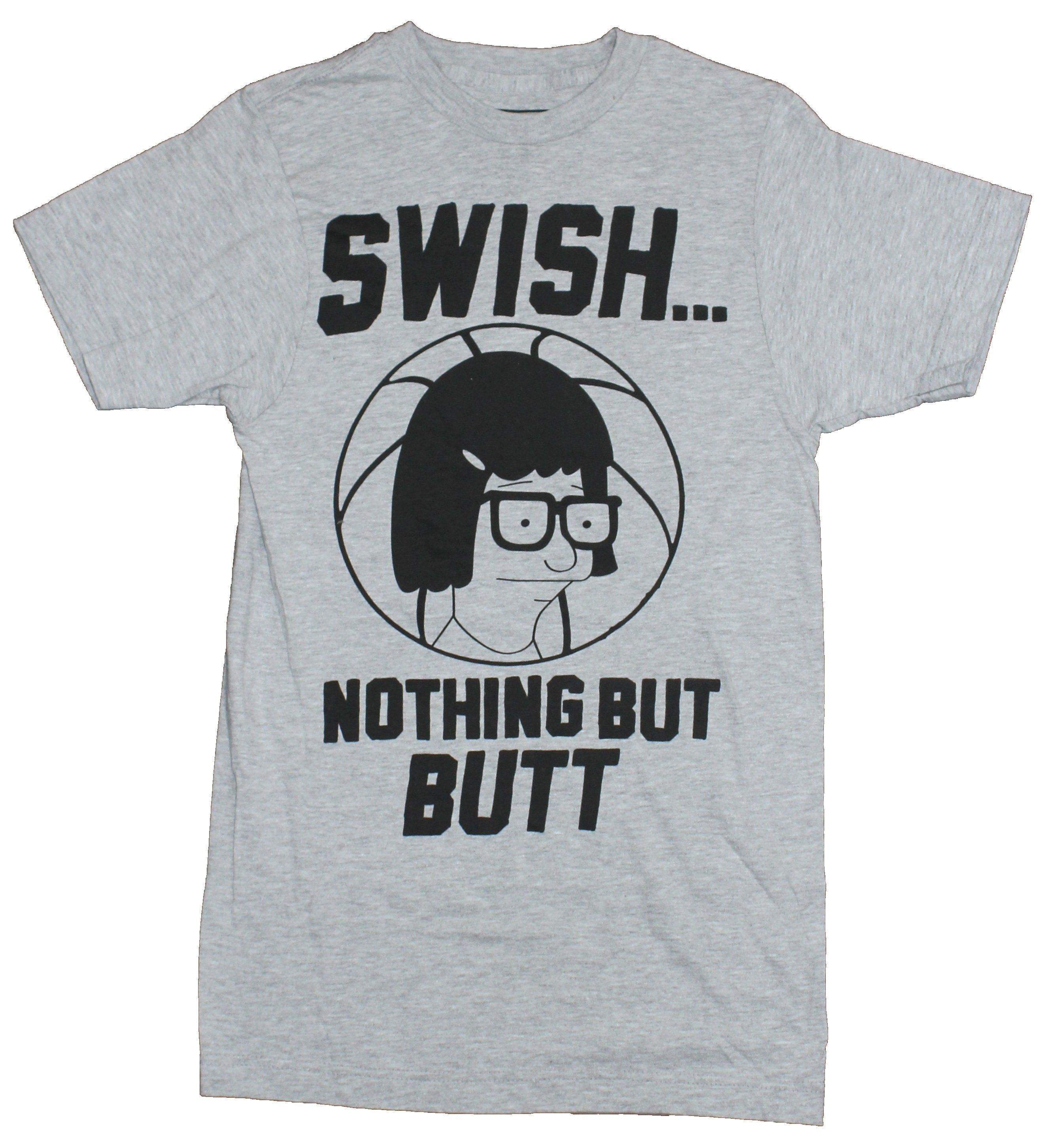 Bob's Burgers Mens T-Shirt - Swish Nothing But Butt Tina Image Hoodie, Sweatshirt | CiraTrend.com