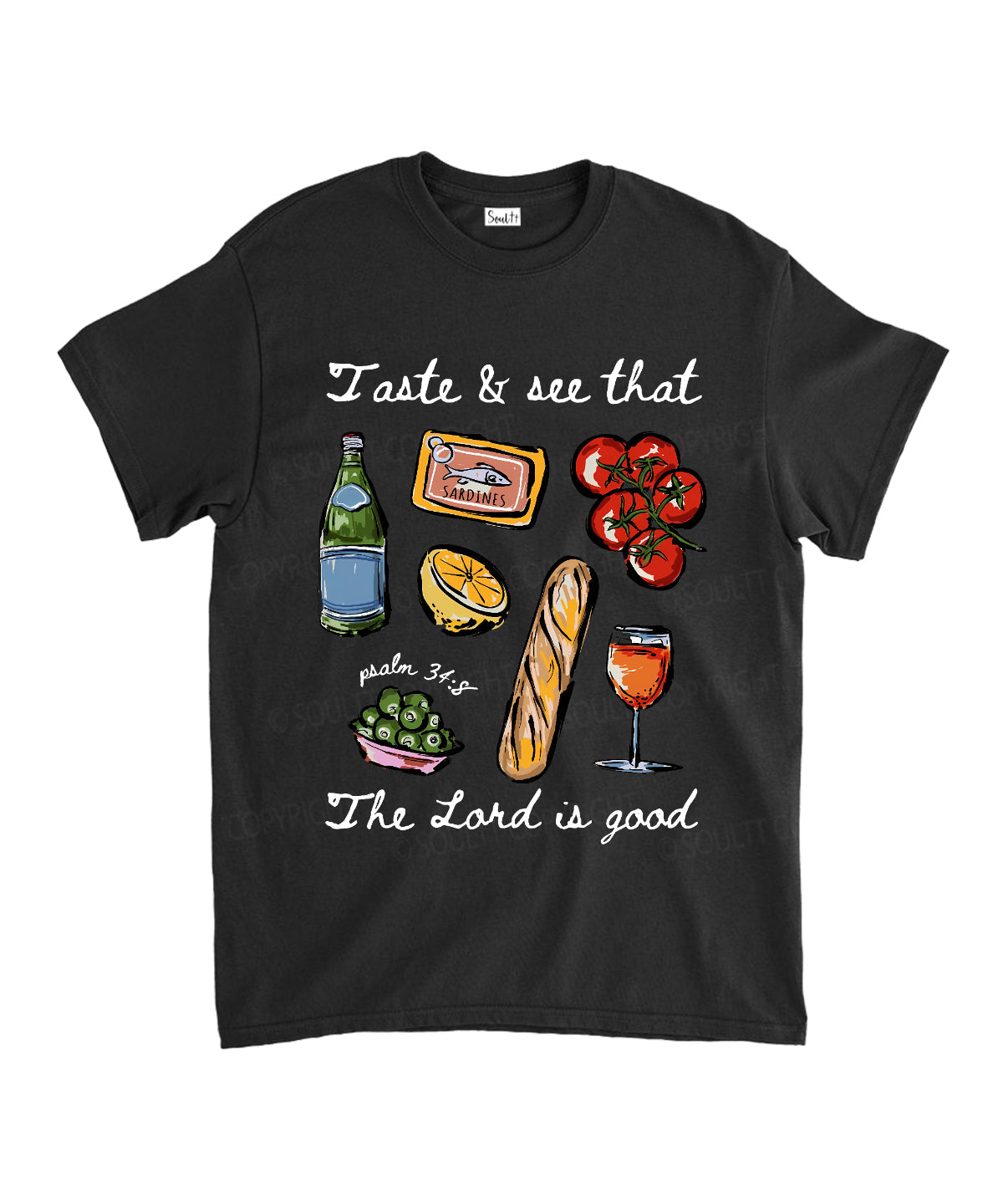 The Lord Is Good Unisex Cotton Christian T-Shirt Hoodie, Sweatshirt | CiraTrend.com (Image 3)