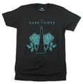 Dark Tower Mens T-Shirt - The Tower and Roses in Blue Ornate Design Hoodie, Sweatshirt | CiraTrend.com