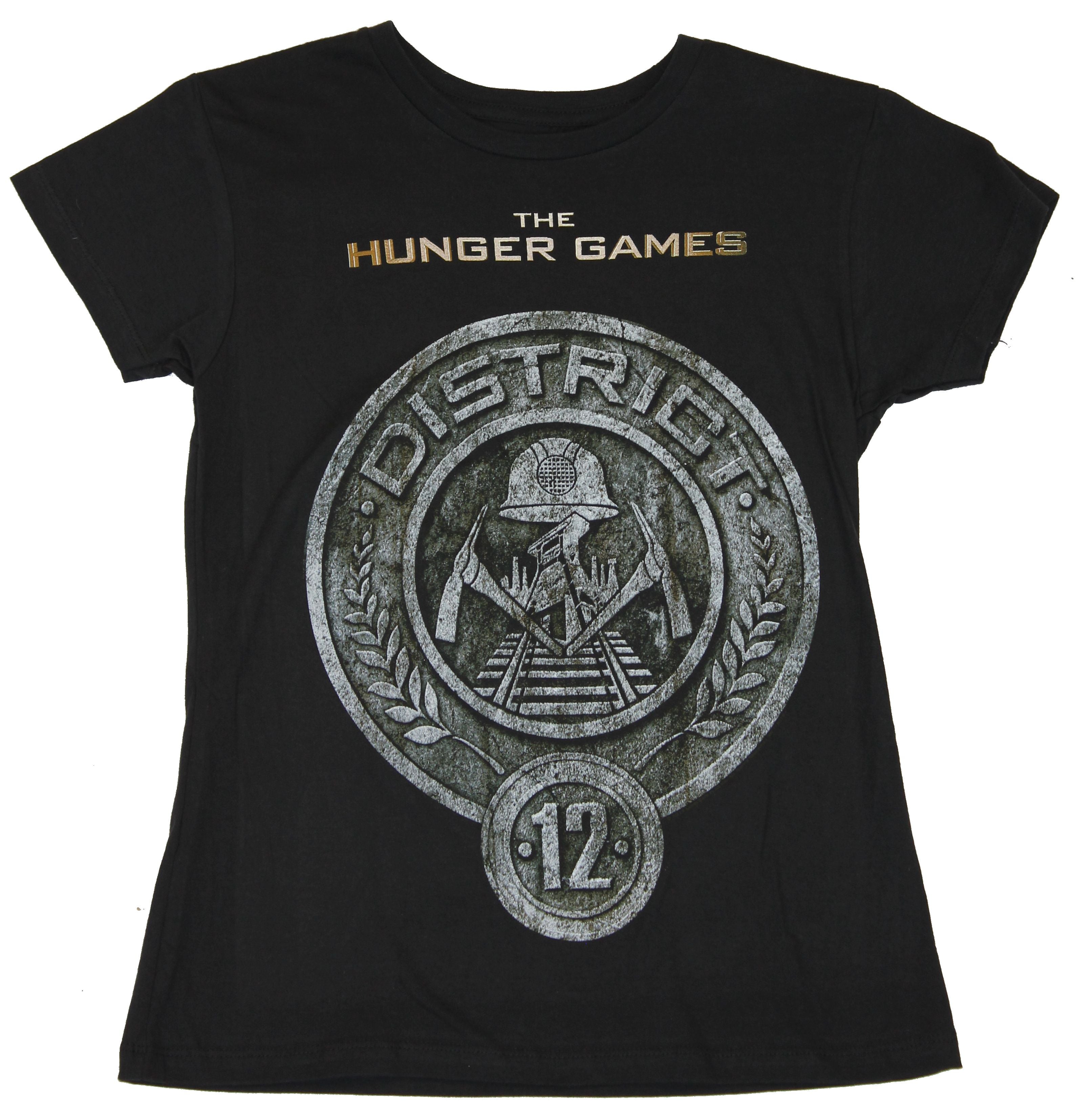 The Hunger Games Girls Juniors T-Shirt - Stone Circle District 12 Image Hoodie, Sweatshirt | CiraTrend.com