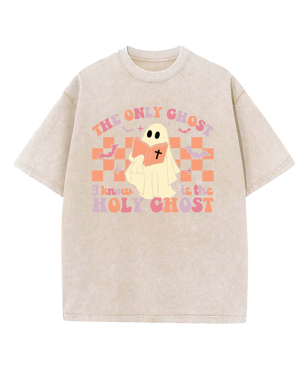 The Only Ghost Washed Christian T-shirt Hoodie, Sweatshirt | CiraTrend.com (Image 5)
