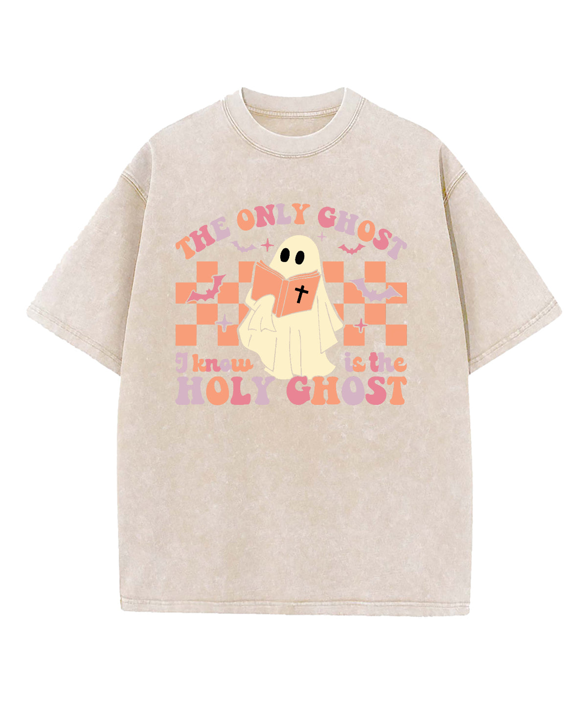 The Only Ghost Washed Christian T-shirt Hoodie, Sweatshirt | CiraTrend.com (Image 5)