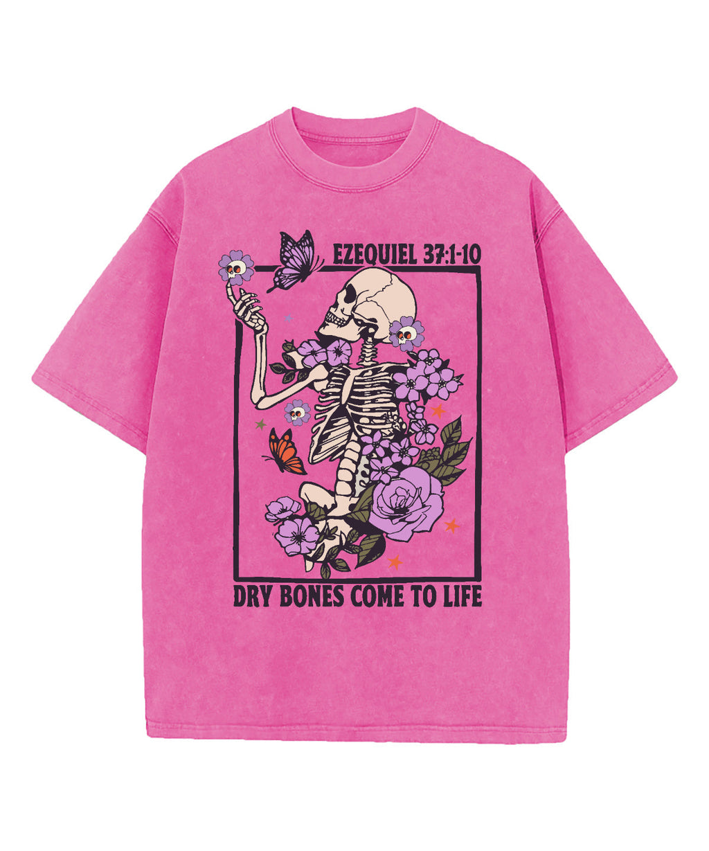 Dry Bones Come To Life Spanish Washed Christian T-shirt Hoodie, Sweatshirt | CiraTrend.com (Image 4)