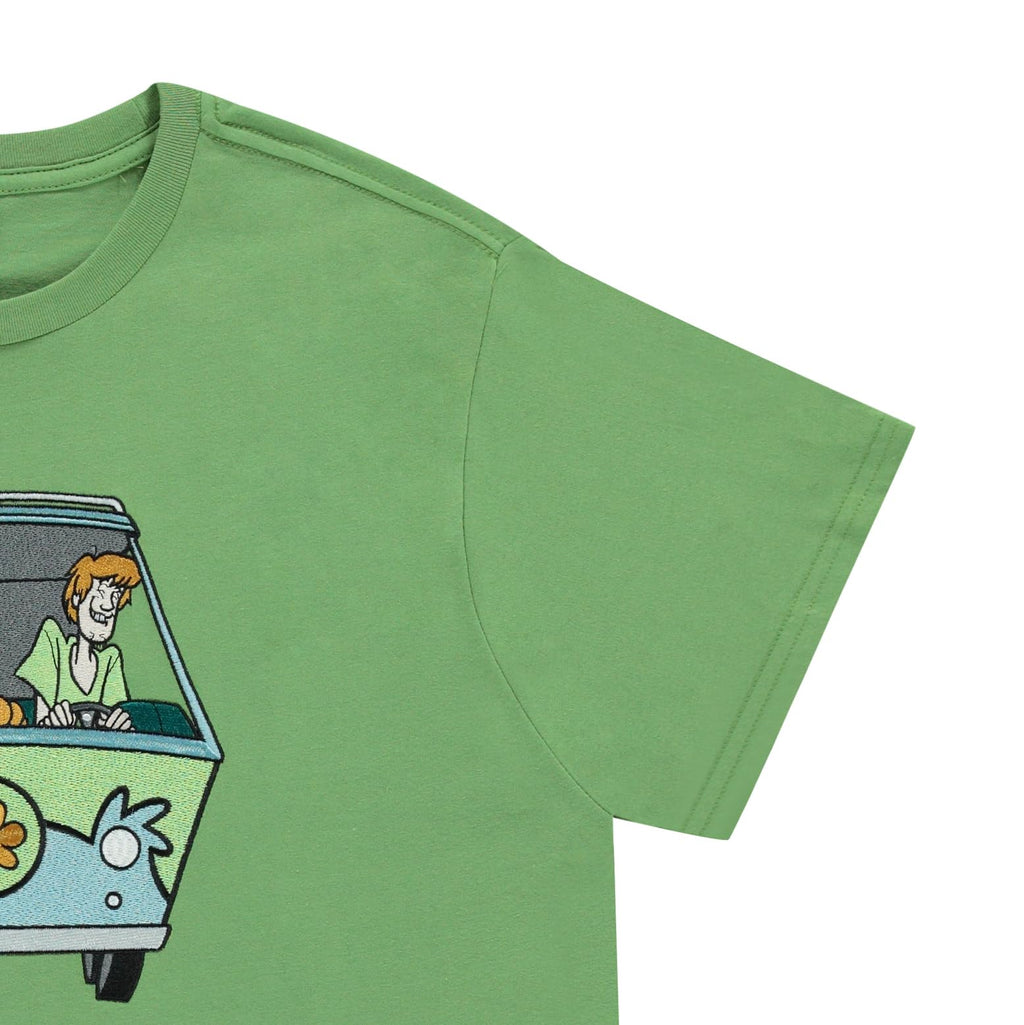 Scooby-Doo Mens Throwback Shirt, Shaggy, Velma Tee - Classic Front and Back Rubber Patch T-Shirt Hoodie, Sweatshirt (Image 4)