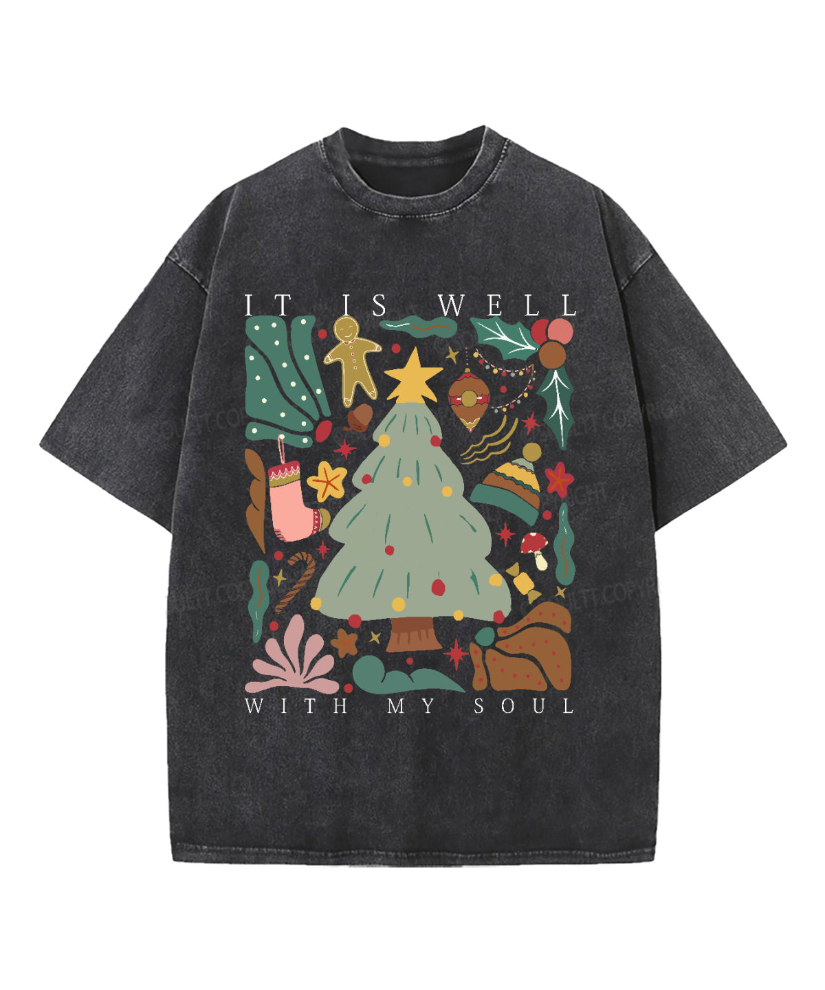 It Is Well With My Soul Washed Christian T-shirt Style019 Hoodie, Sweatshirt | CiraTrend.com (Image 1)