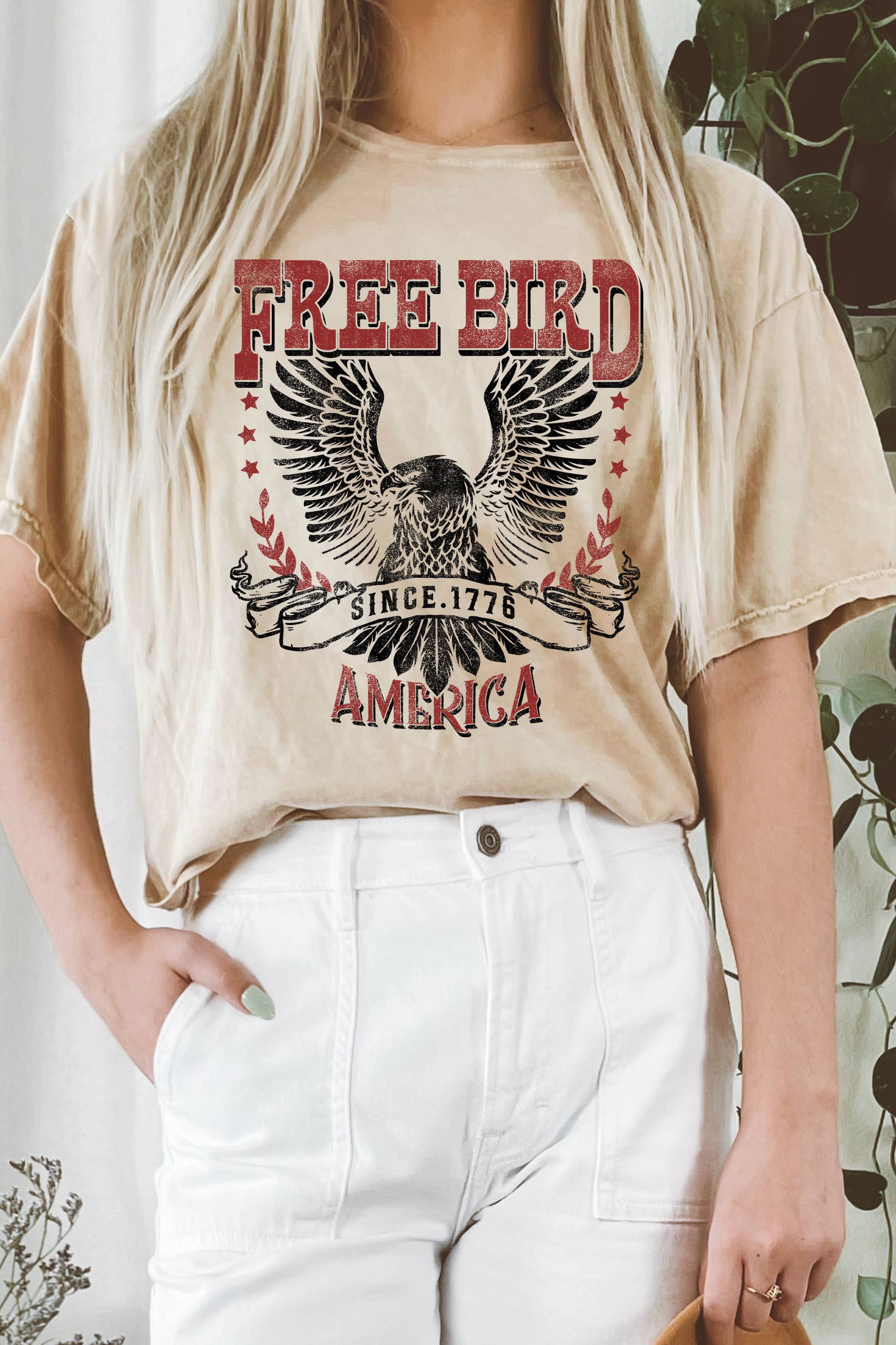 Free Bird Mineral Long Crop Top
