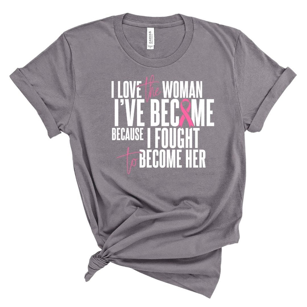 I Love The Women I've Become Breast Cancer Awareness Shirt Hoodie, Sweatshirt | CiraTrend.com (Image 2)