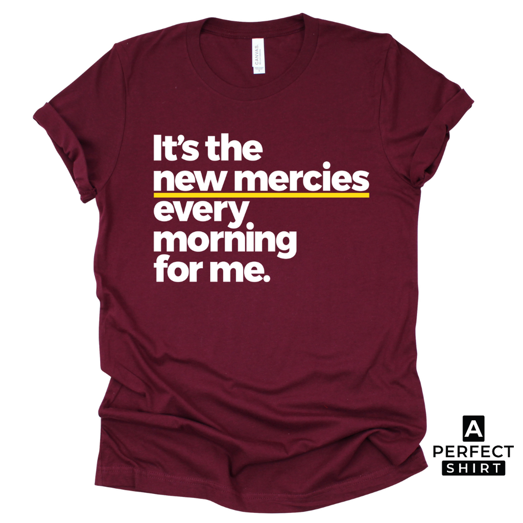 New Morning New Mercies Unisex T-Shirt Hoodie, Sweatshirt | CiraTrend.com (Image 3)