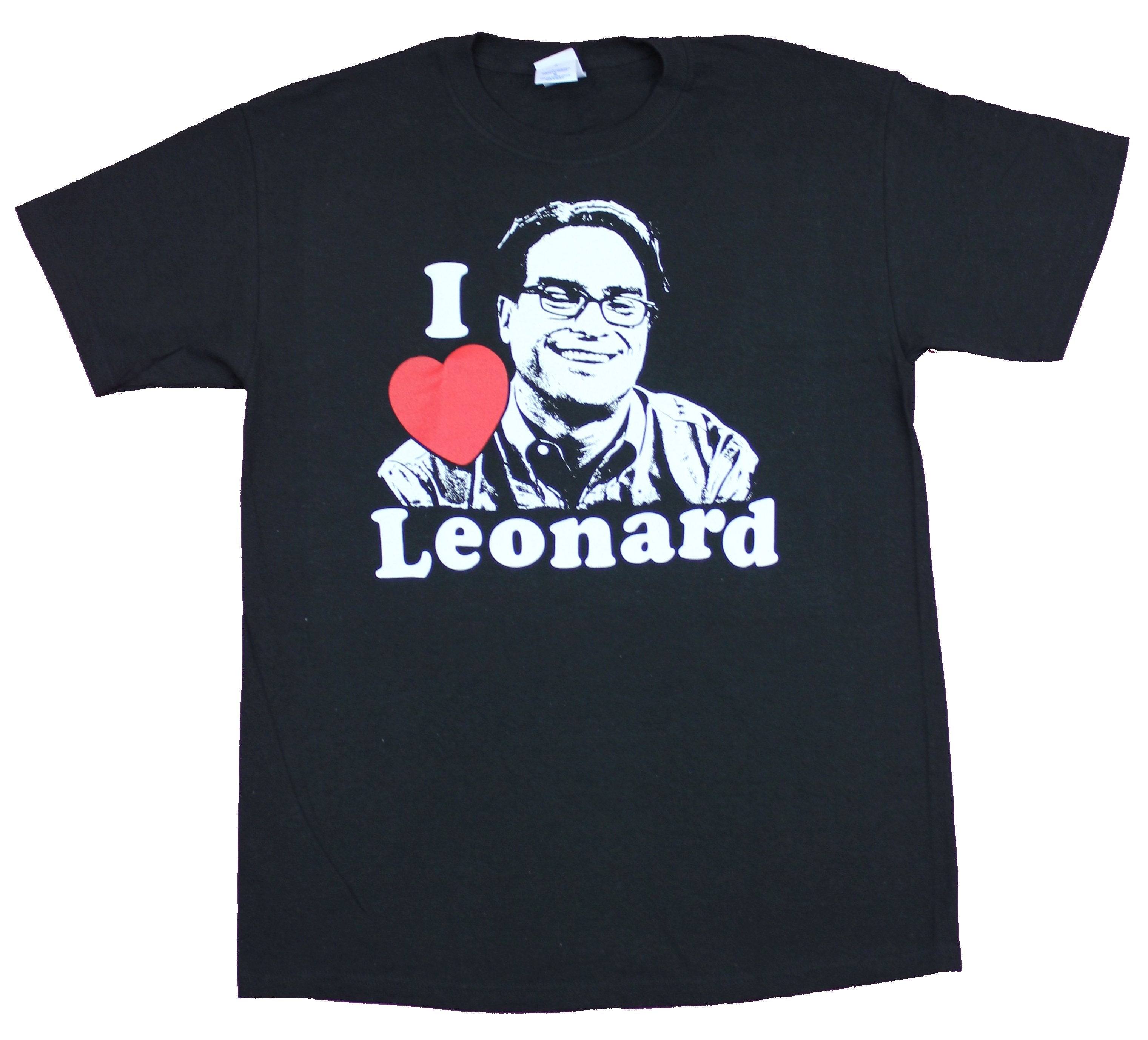 The Big Bang Theory Mens T-Shirt  - I Heart Love Leonard Image Hoodie, Sweatshirt | CiraTrend.com