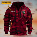 RC Toulonnais – Hoodie dynamique Édition spéciale avec nom personnalisé