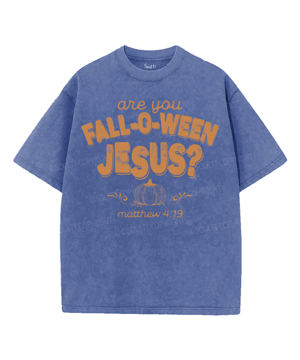 Halloween Jesus Unisex Washed Christian T-shirt Hoodie, Sweatshirt | CiraTrend.com (Image 3)