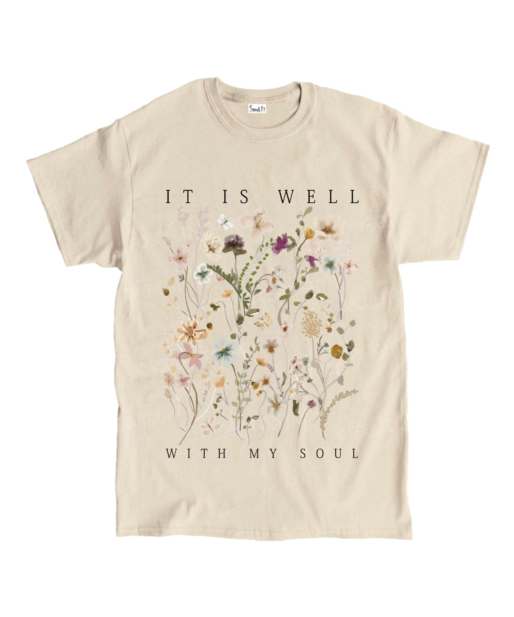Is Well My Soul Cotton Christian T-Shirts, Hoodie, Sweatshirt