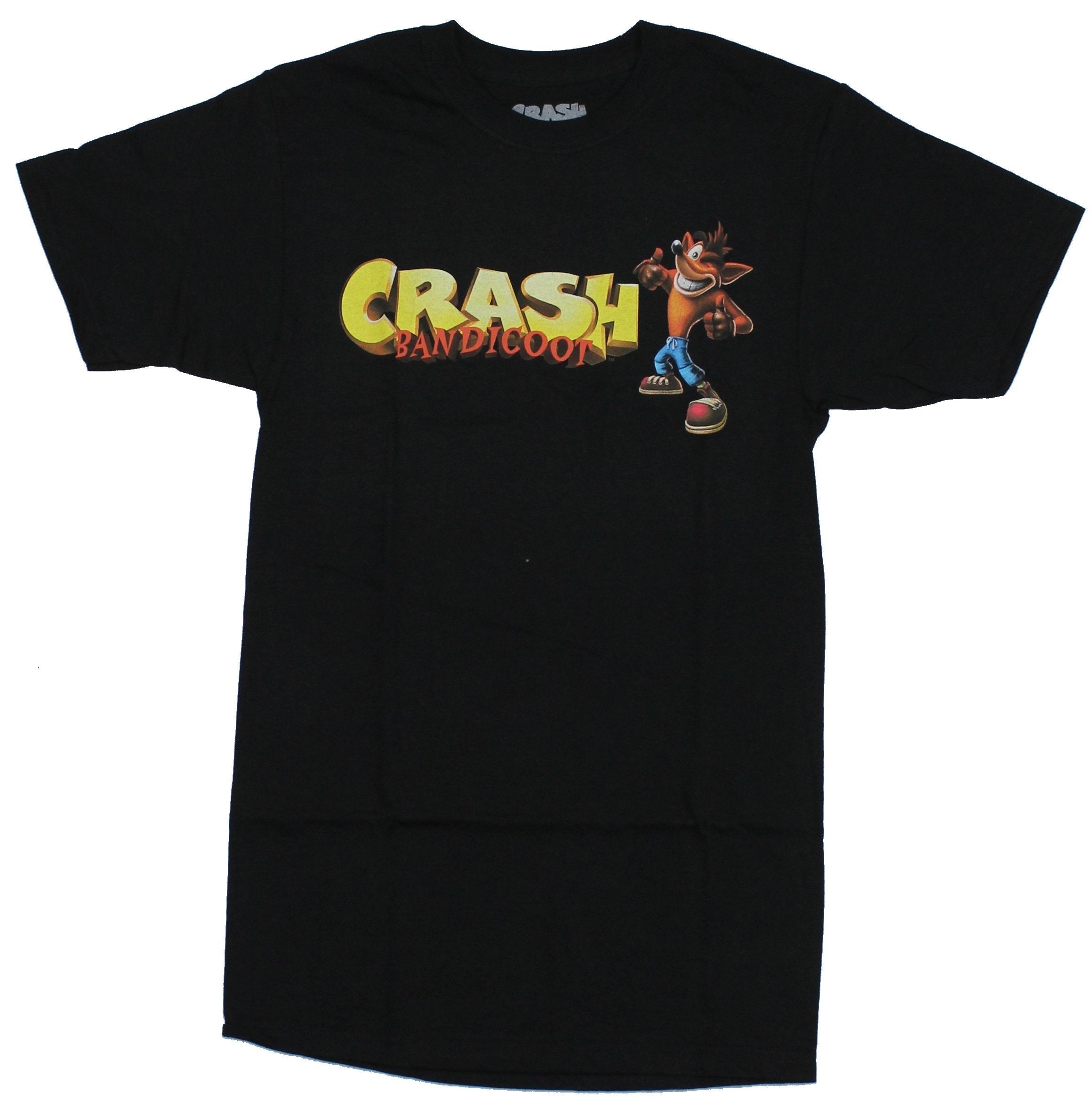 Crash Bandicoot Big Logo Little Crash Image T-Shirts, Hoodie, Sweatshirt