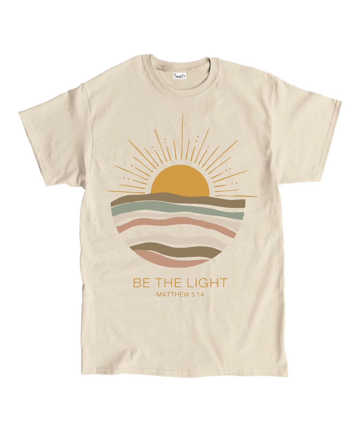Be The Light Unisex Cotton Christian T-Shirt Style002 Hoodie, Sweatshirt | CiraTrend.com (Image 4)