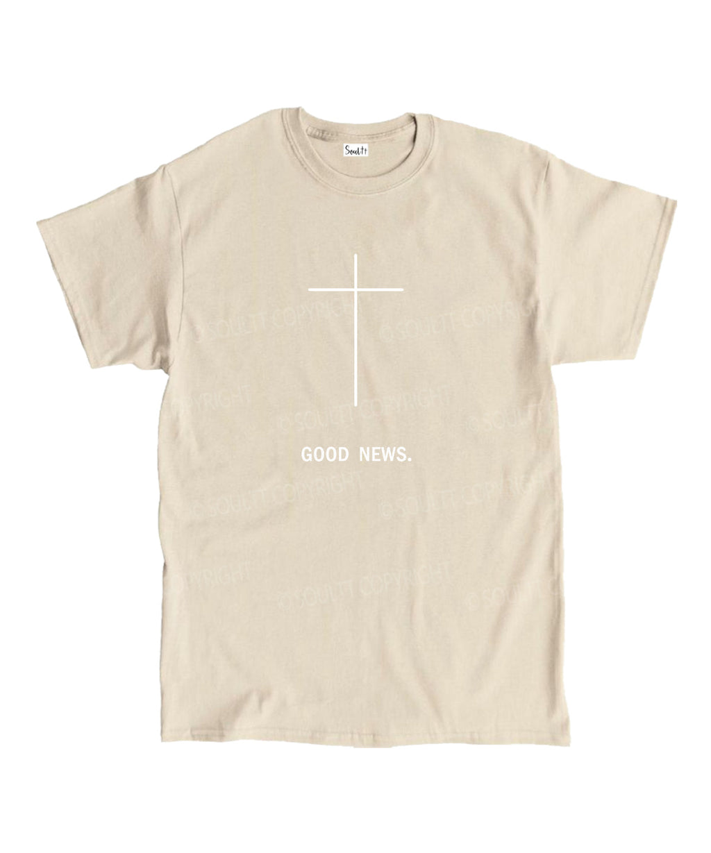 Good News Unisex Cotton Christian T-Shirt Hoodie, Sweatshirt | CiraTrend.com (Image 3)
