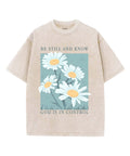 Be Still And Know Unisex Washed Christian T-shirt Style004 Hoodie, Sweatshirt | CiraTrend.com (Image 1)