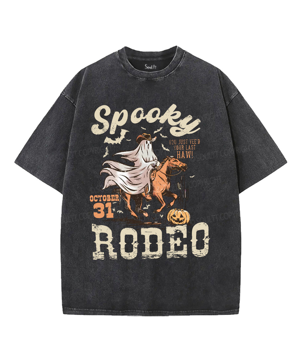Spooky Rodeo Unisex Washed Christian T-shirt Hoodie, Sweatshirt | CiraTrend.com (Image 2)