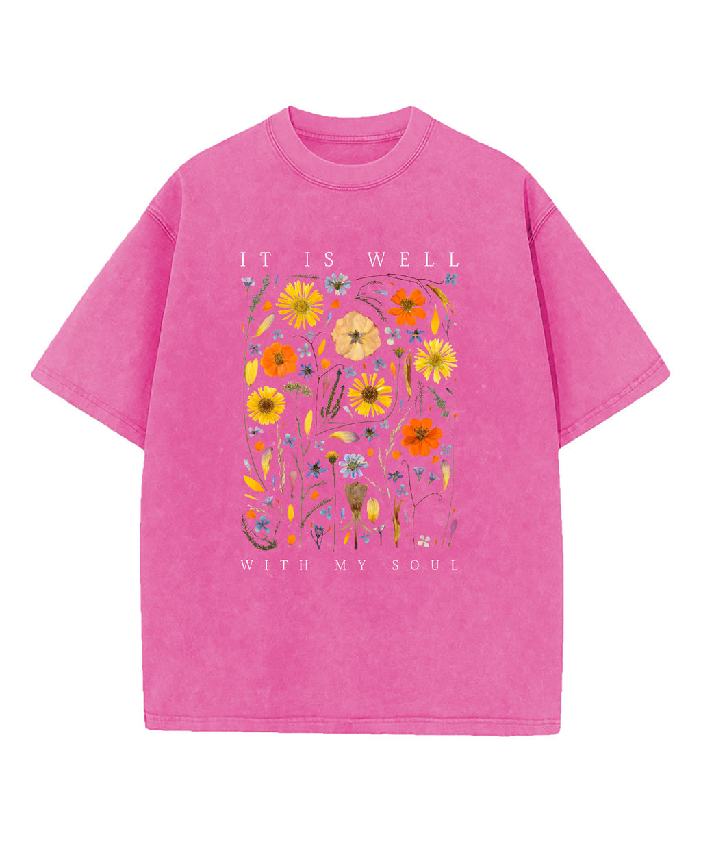 It Is Well With My Soul Washed Christian T-shirt Style017 Hoodie, Sweatshirt | CiraTrend.com (Image 4)