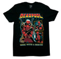 Deadpool Mens T-Shirt  - Merc With A Mouth 90s 3 Poses Hoodie, Sweatshirt | CiraTrend.com