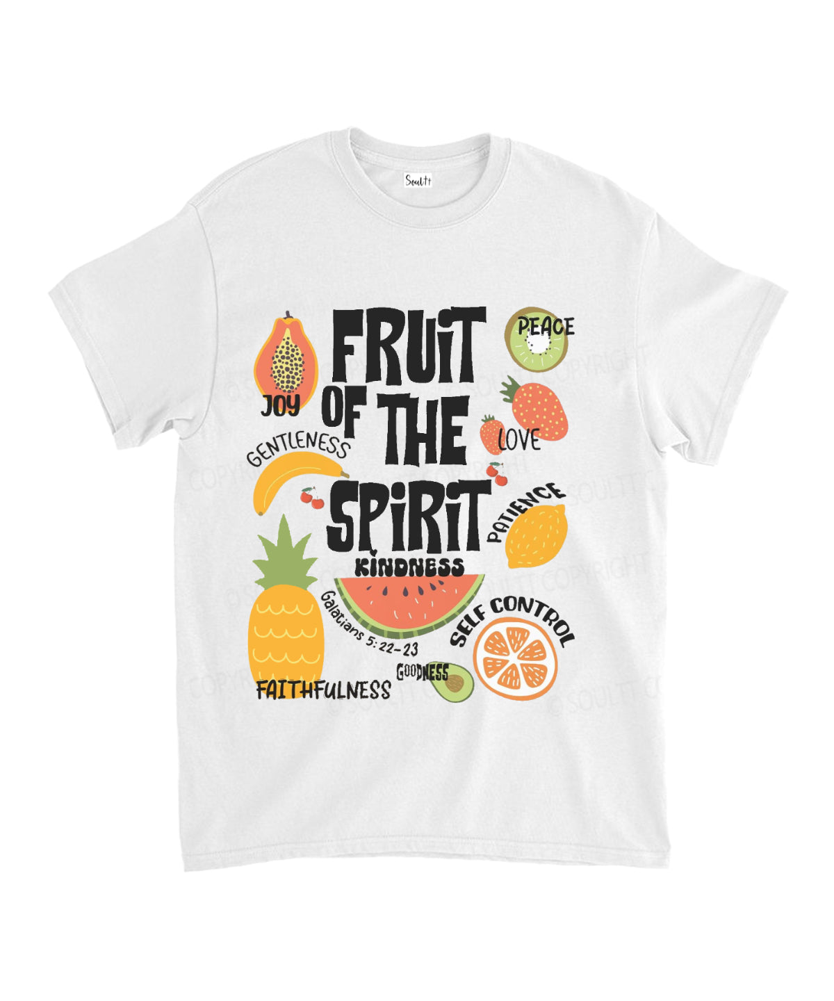 Fruit of the Spirit Unisex Cotton Christian T-Shirt Hoodie, Sweatshirt | CiraTrend.com (Image 1)
