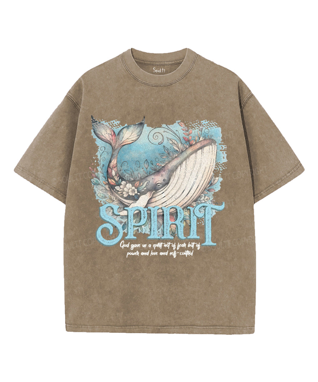 God Give Us Spirit Washed Christian T-Shirts, Hoodie, Sweatshirt