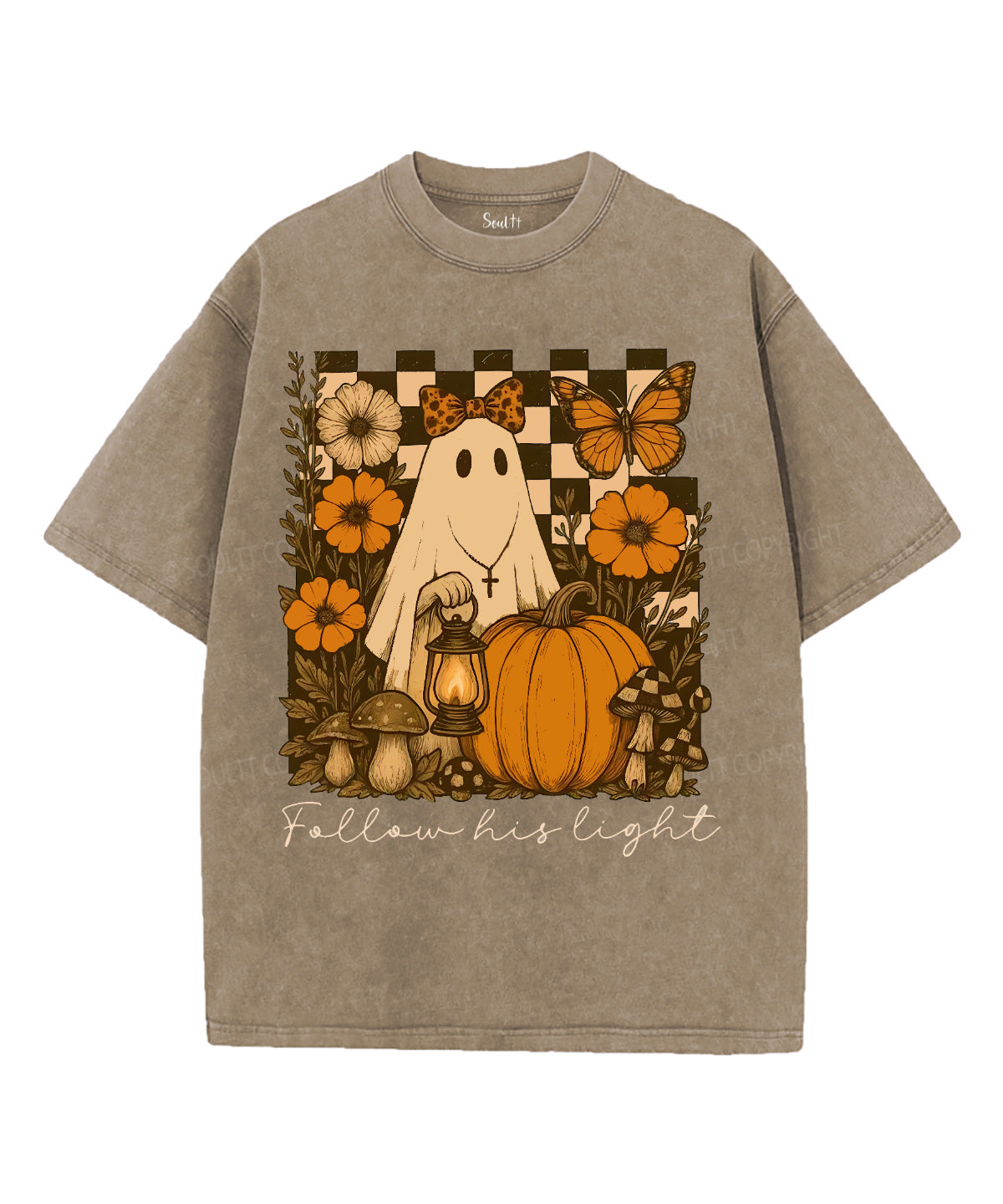 Halloween Jesus Unisex Washed Christian T-shirt Style002 Hoodie, Sweatshirt | CiraTrend.com (Image 1)