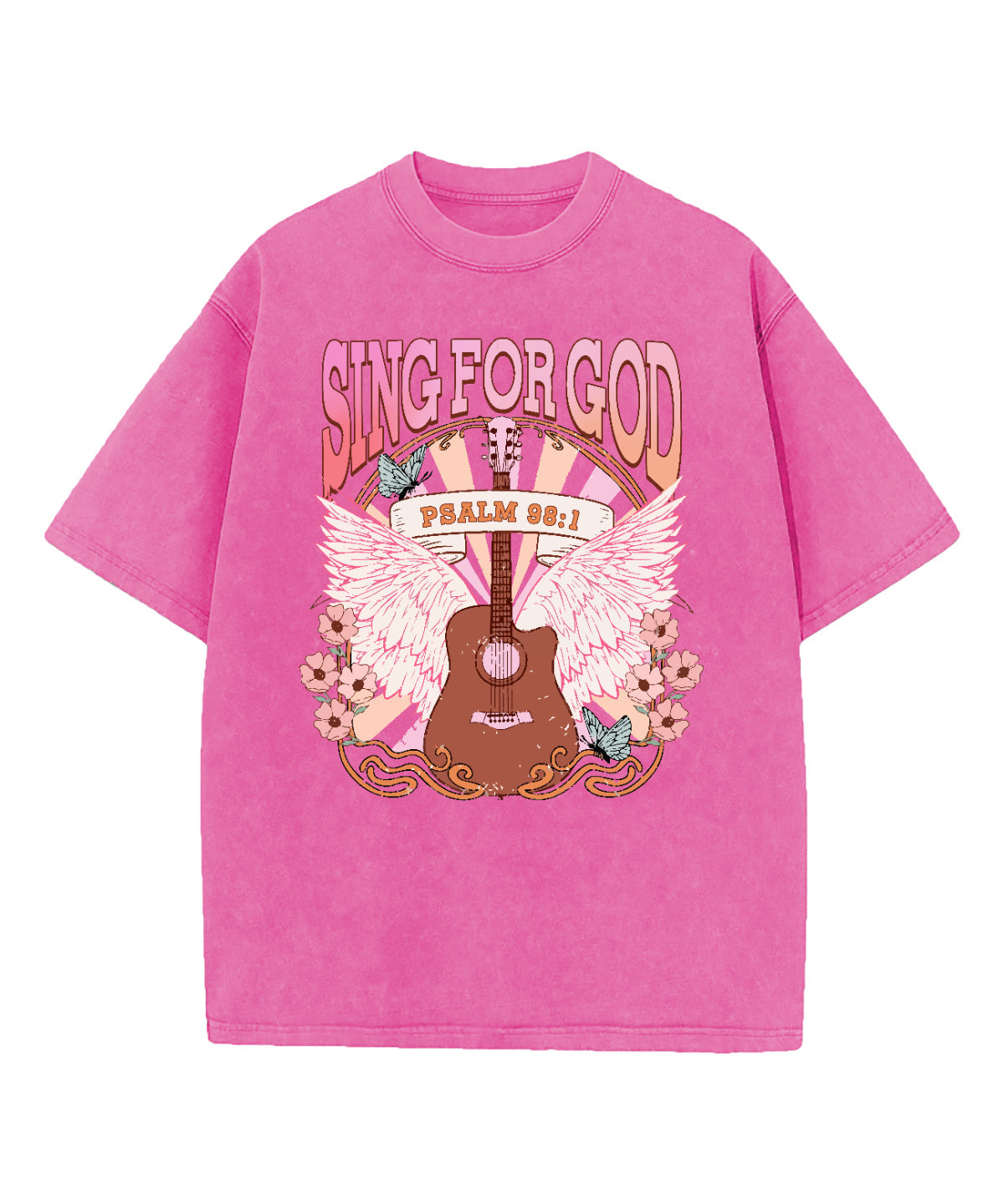 Sing For God Washed Christian T-shirt Hoodie, Sweatshirt | CiraTrend.com (Image 2)