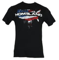 Homeland Mens T-Shirt -Dripping American Flag USA Logo Image Hoodie, Sweatshirt | CiraTrend.com