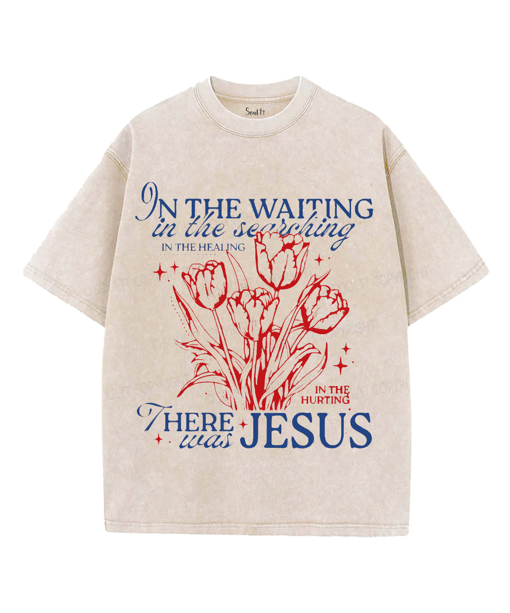 There Was Jesus Unisex Washed Christian T-shirt Style003 Hoodie, Sweatshirt | CiraTrend.com (Image 1)