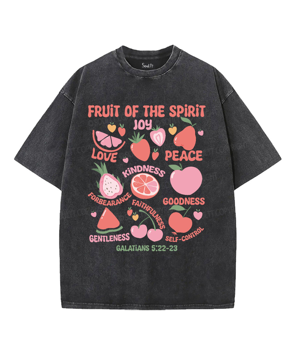 Fruit Of The Spirit Washed Christian T-shirt Style003 Hoodie, Sweatshirt | CiraTrend.com (Image 1)