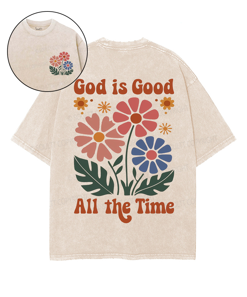 God Is Good Double Sided Unisex Washed Christian T-shirt Style003 Hoodie, Sweatshirt | CiraTrend.com (Image 1)