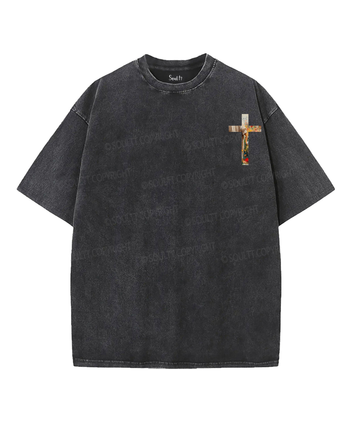 The Lord Will Guide You Double Sided Unisex Washed Christian T-shirt Hoodie, Sweatshirt | CiraTrend.com (Image 4)