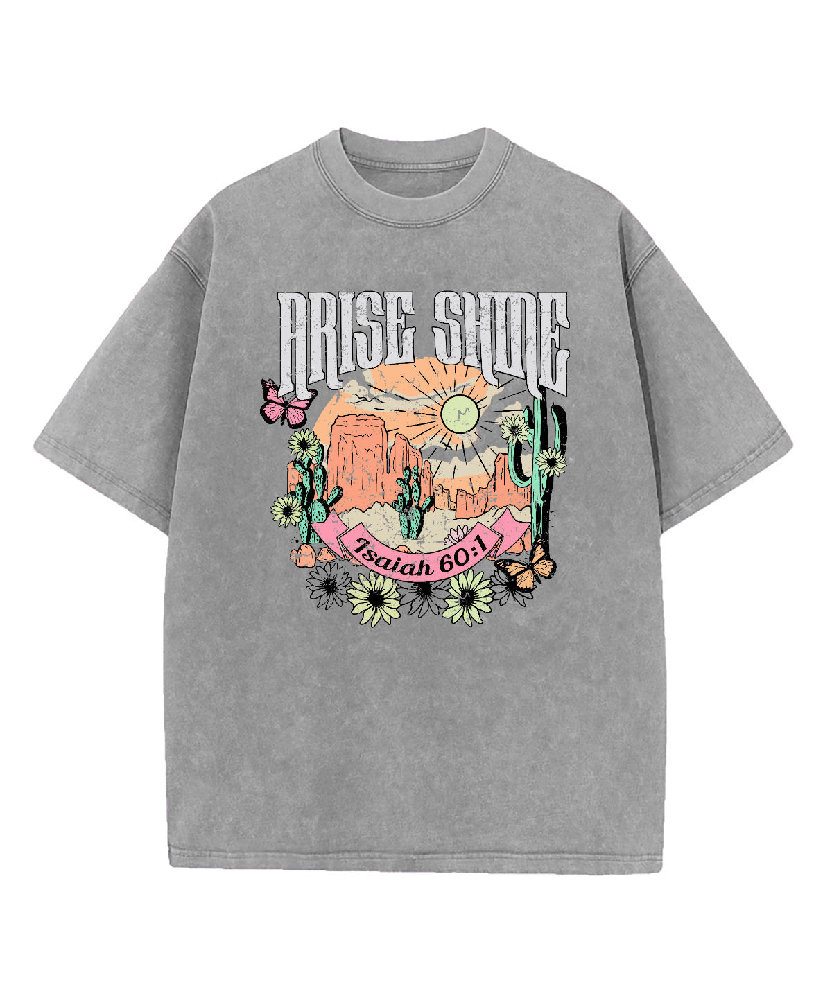 Arise Shine Washed Christian T-shirt Hoodie, Sweatshirt | CiraTrend.com (Image 4)