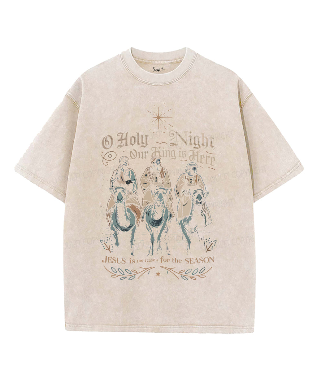 O Holy Night Washed Christian T-shirt Style003 Hoodie, Sweatshirt | CiraTrend.com (Image 4)