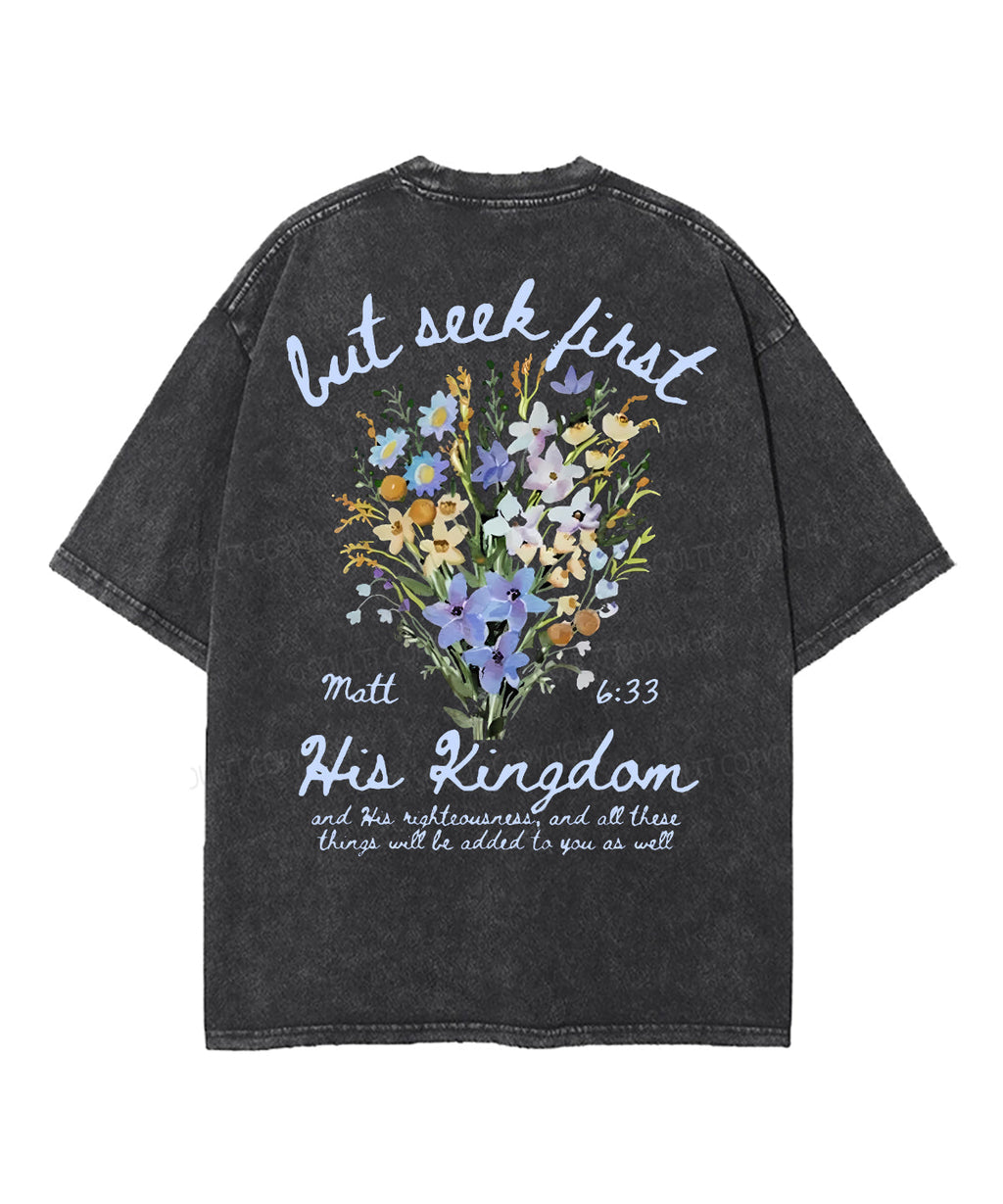 His Kingdom Double Sided Unisex Washed Christian T-shirt Hoodie, Sweatshirt | CiraTrend.com (Image 2)