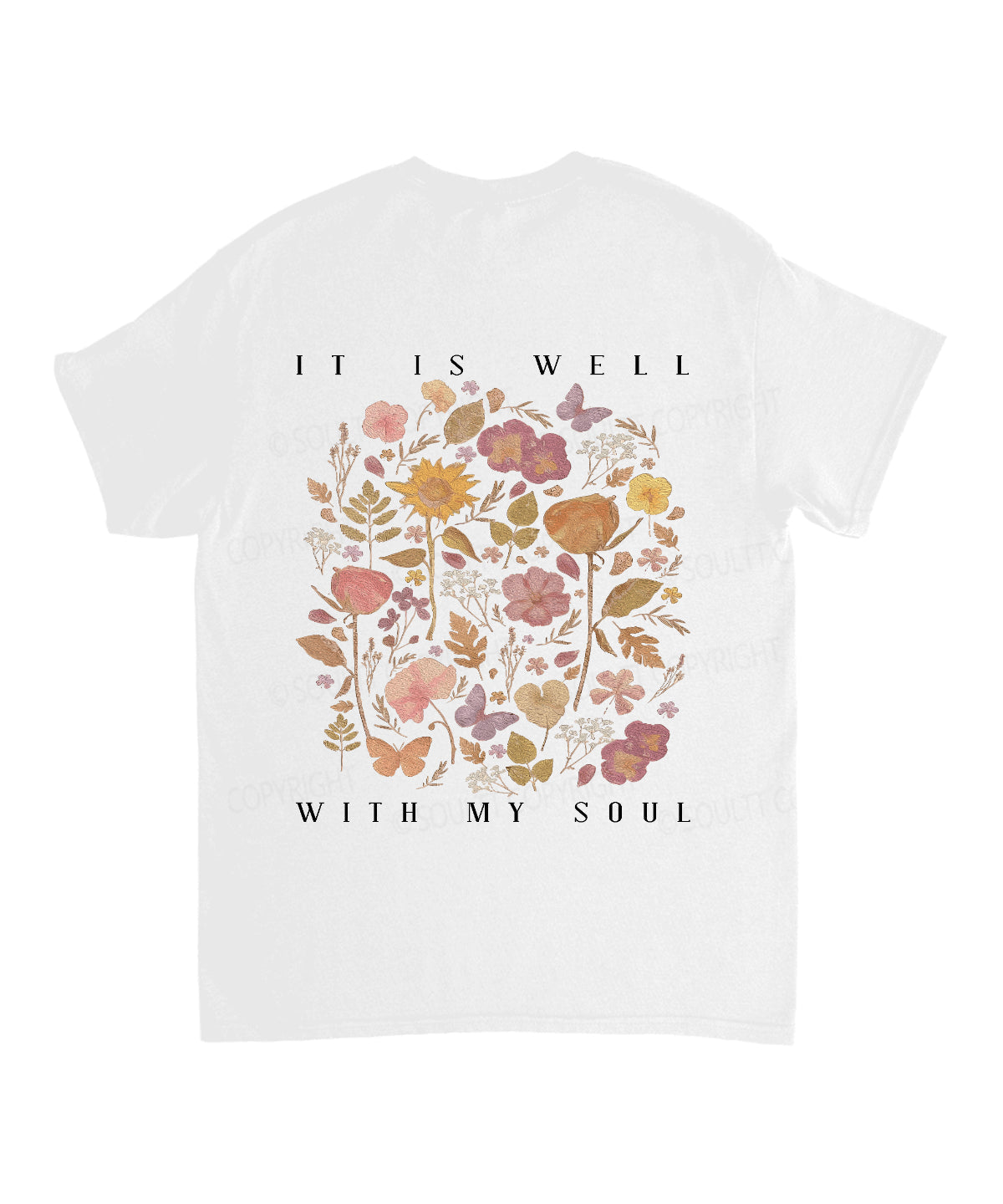 It Is Well With My Soul Double Sided Unisex Cotton Christian T-Shirt Style002 Hoodie, Sweatshirt | CiraTrend.com (Image 3)