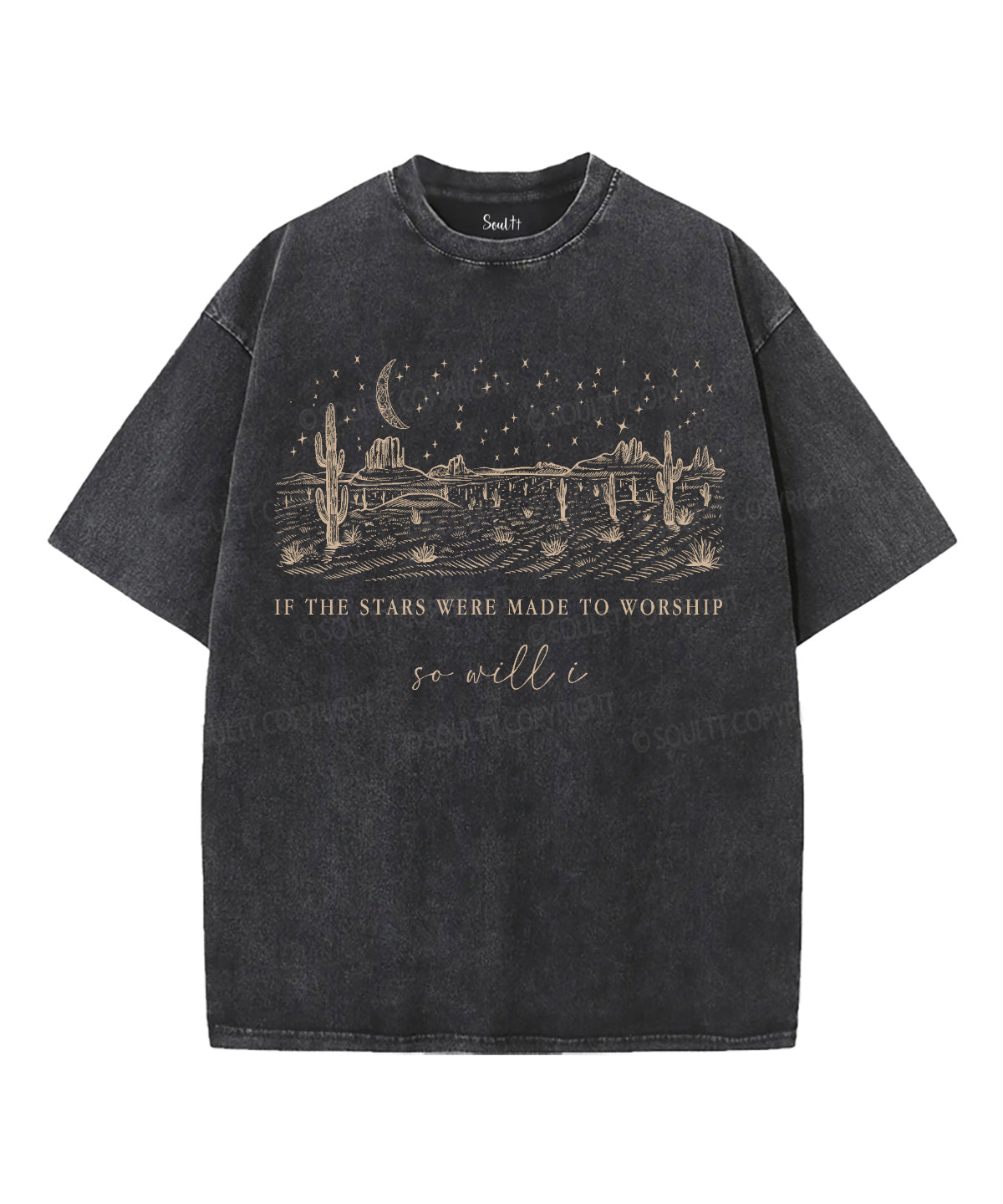 So Will I Unisex Washed Christian T-shirt Style001 Hoodie, Sweatshirt | CiraTrend.com (Image 2)