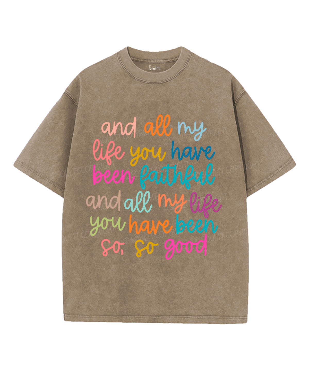 And all my life you have been faithful Unisex Washed Christian T-shirt Hoodie, Sweatshirt | CiraTrend.com (Image 5)