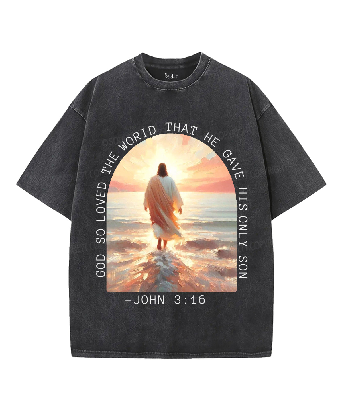 God So Loved Washed Christian T-Shirts, Hoodie, Sweatshirt