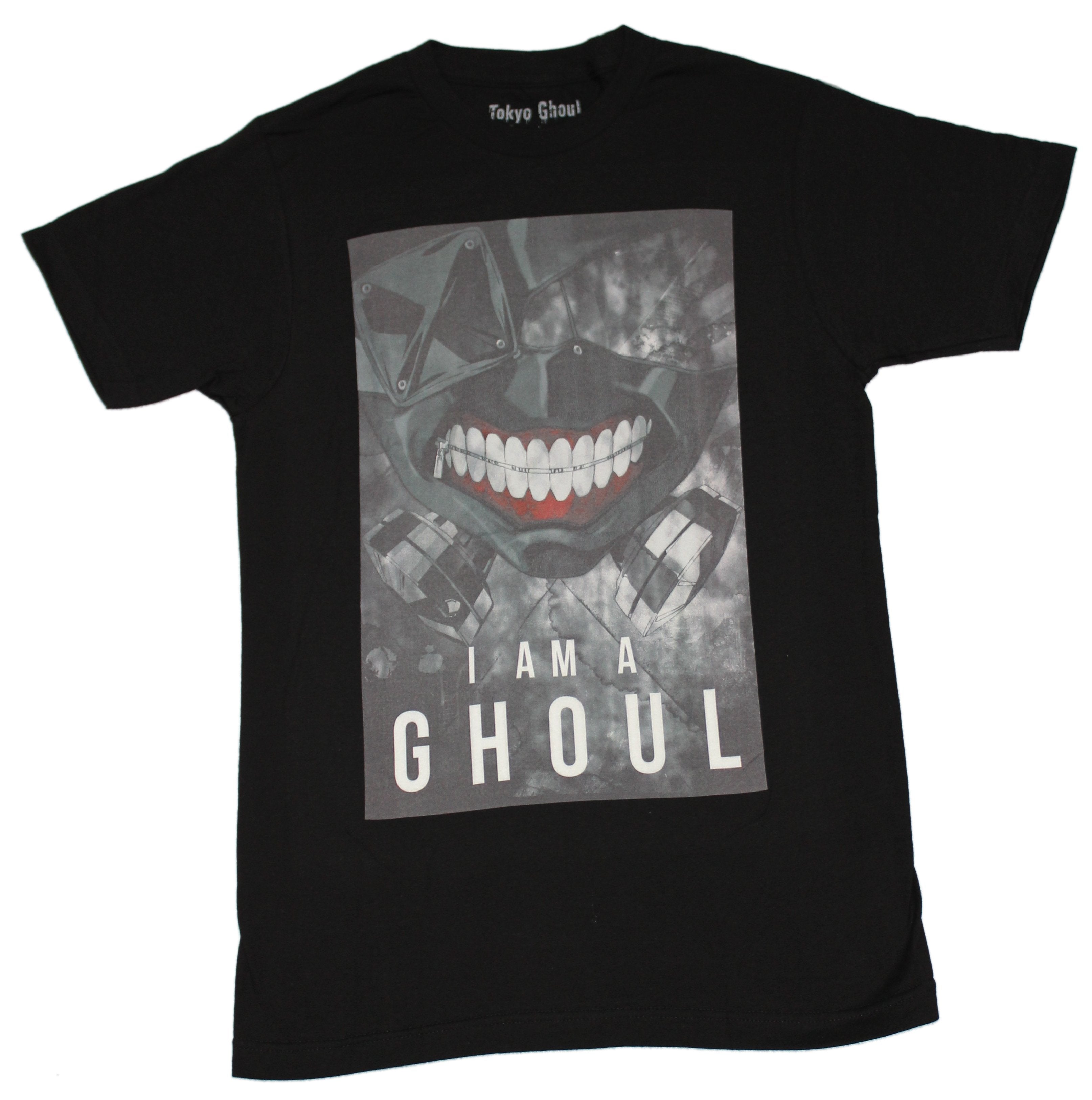 Tokyo Ghoul I Am Ghoul Face Image T-Shirts, Hoodie, Sweatshirt
