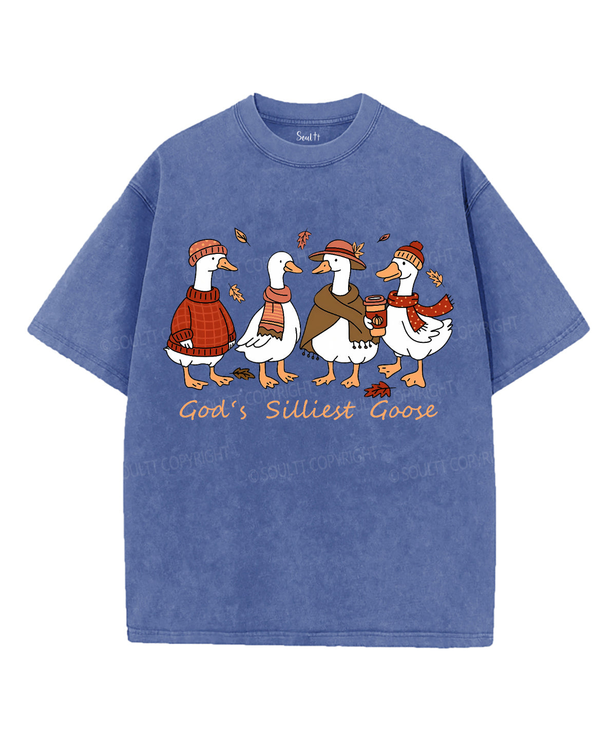 God'S Silliest Goose Washed Christian Style003 T-Shirts, Hoodie, Sweatshirt