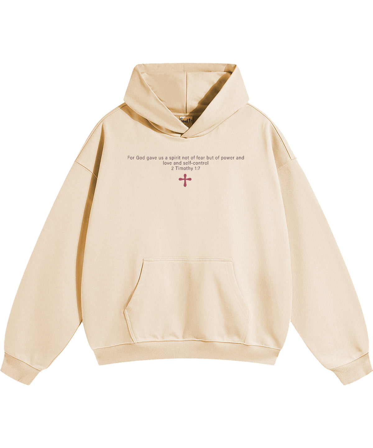 Faith Over Fear Double Sided Cotton Christian Hoodie T-Shirts, Sweatshirt | CiraTrend.com (Image 4)