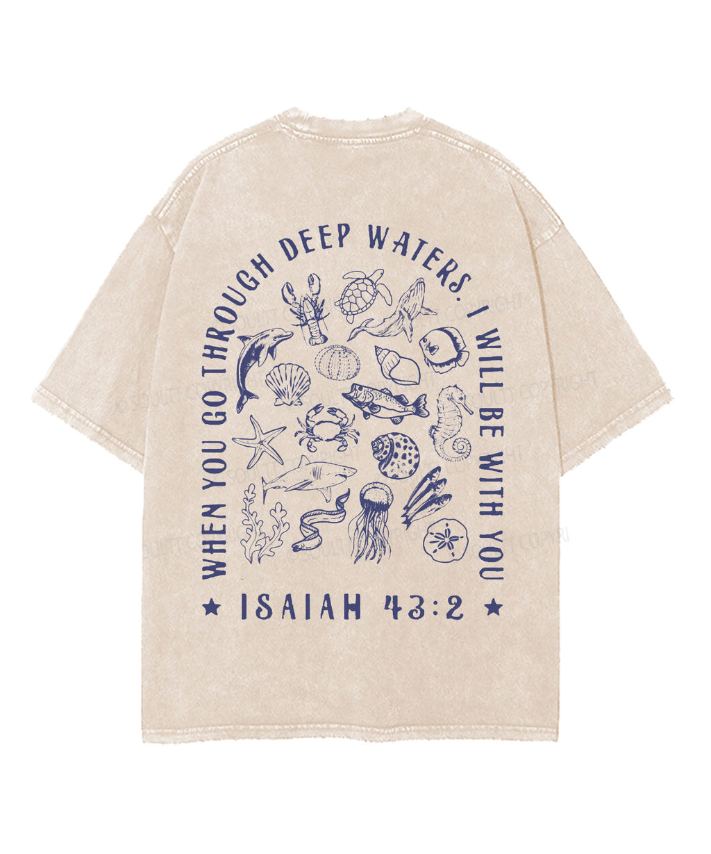 I Will Be With You Double Sided Unisex Washed Christian T-shirt Style048 Hoodie, Sweatshirt | CiraTrend.com (Image 4)