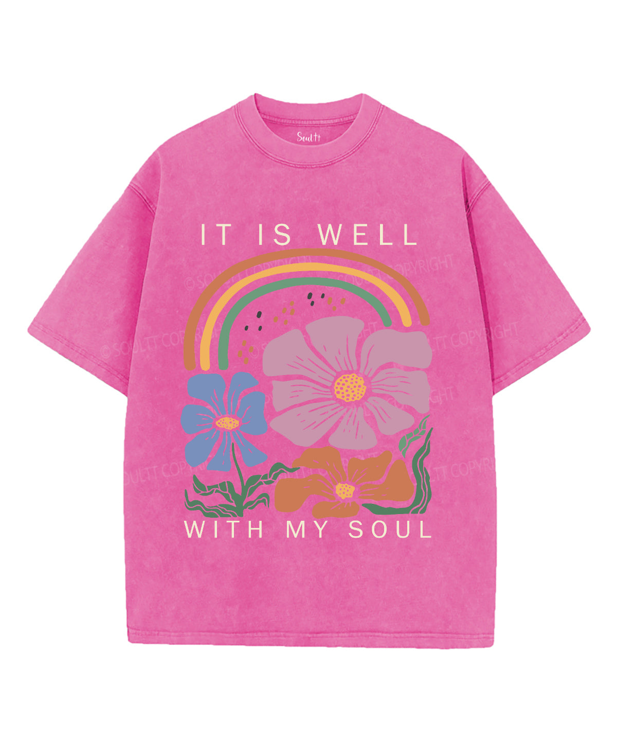 It Is Well With My Soul Washed Christian T-shirt Style026 Hoodie, Sweatshirt | CiraTrend.com (Image 2)