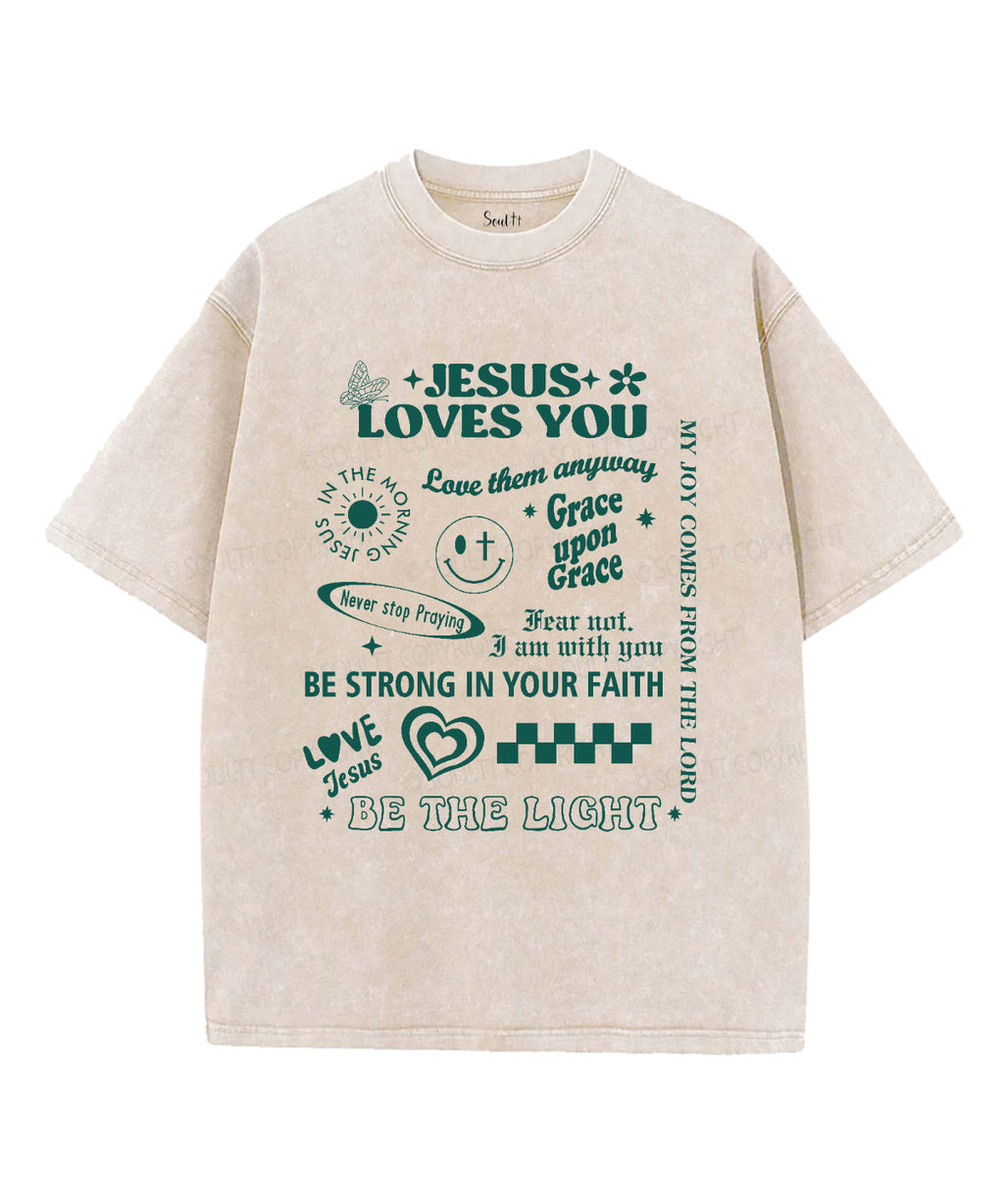 Jesus Love You Washed Christian T-shirt Style001 Hoodie, Sweatshirt | CiraTrend.com (Image 1)