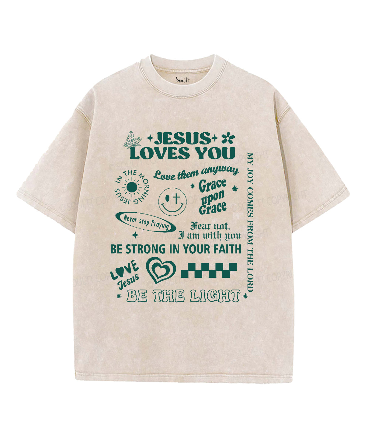 Jesus Love You Washed Christian T-shirt Style001 Hoodie, Sweatshirt | CiraTrend.com (Image 1)