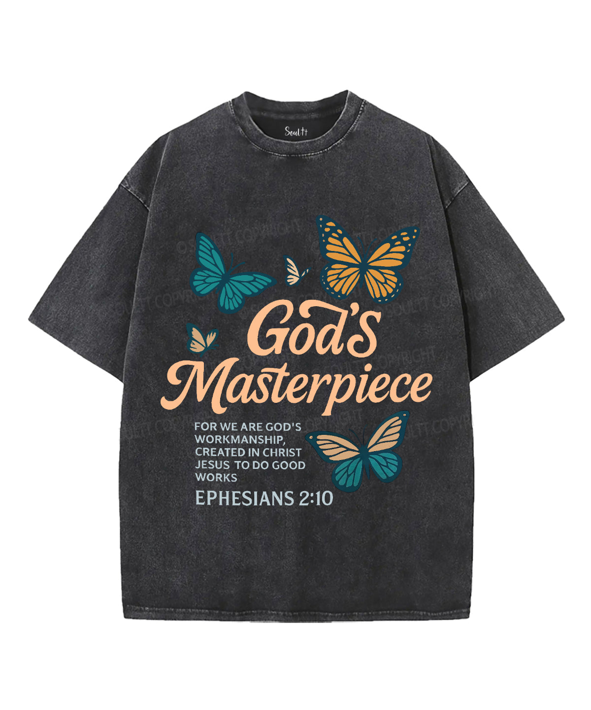God'S Masterpiece Washed Christian T-Shirts, Hoodie, Sweatshirt